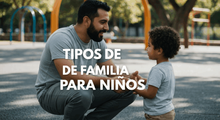 tipos de familia para niños